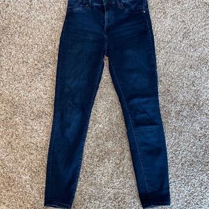 Dark blue skinny jeans
